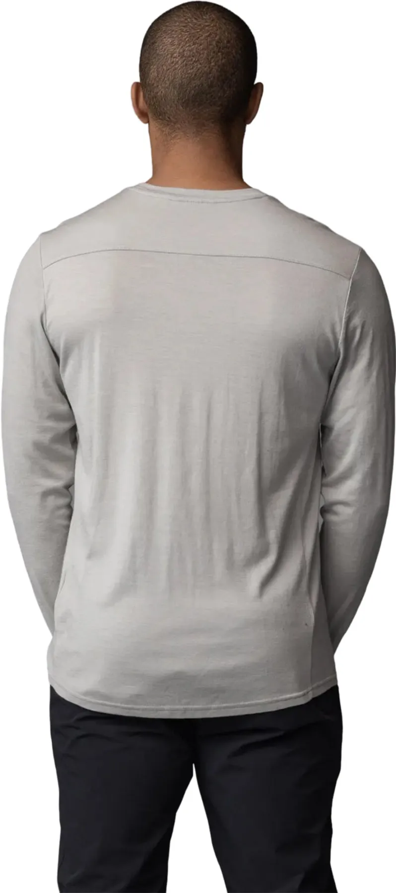 180Gsm Single Jersey Merino Long Sleeve Crew - Men's|-|Chandail à manches longues en laine mérinos 180Gsm - Homme