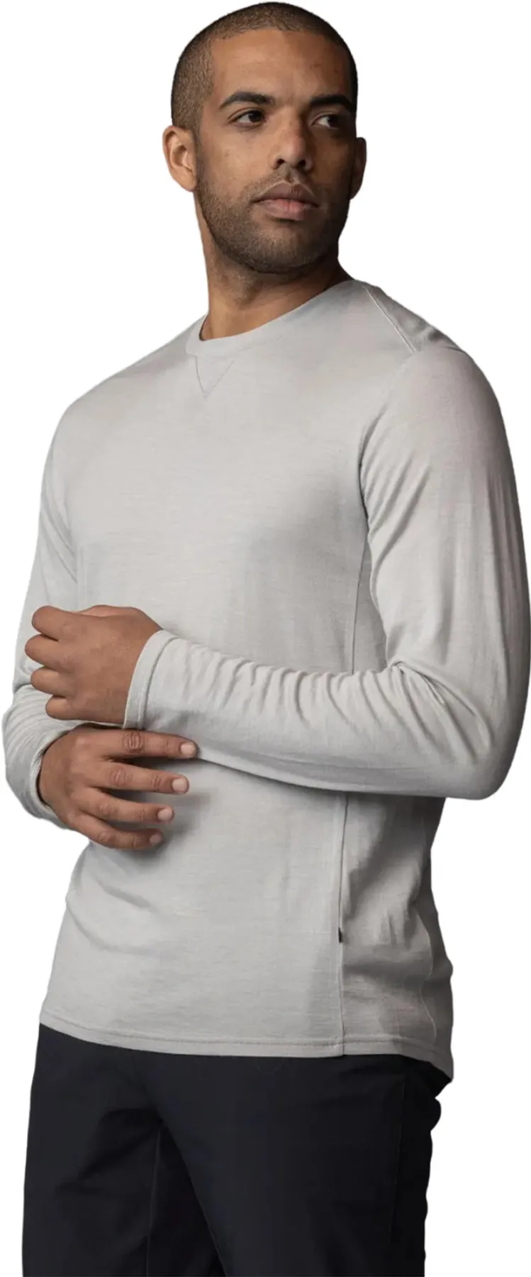 180Gsm Single Jersey Merino Long Sleeve Crew - Men's|-|Chandail à manches longues en laine mérinos 180Gsm - Homme
