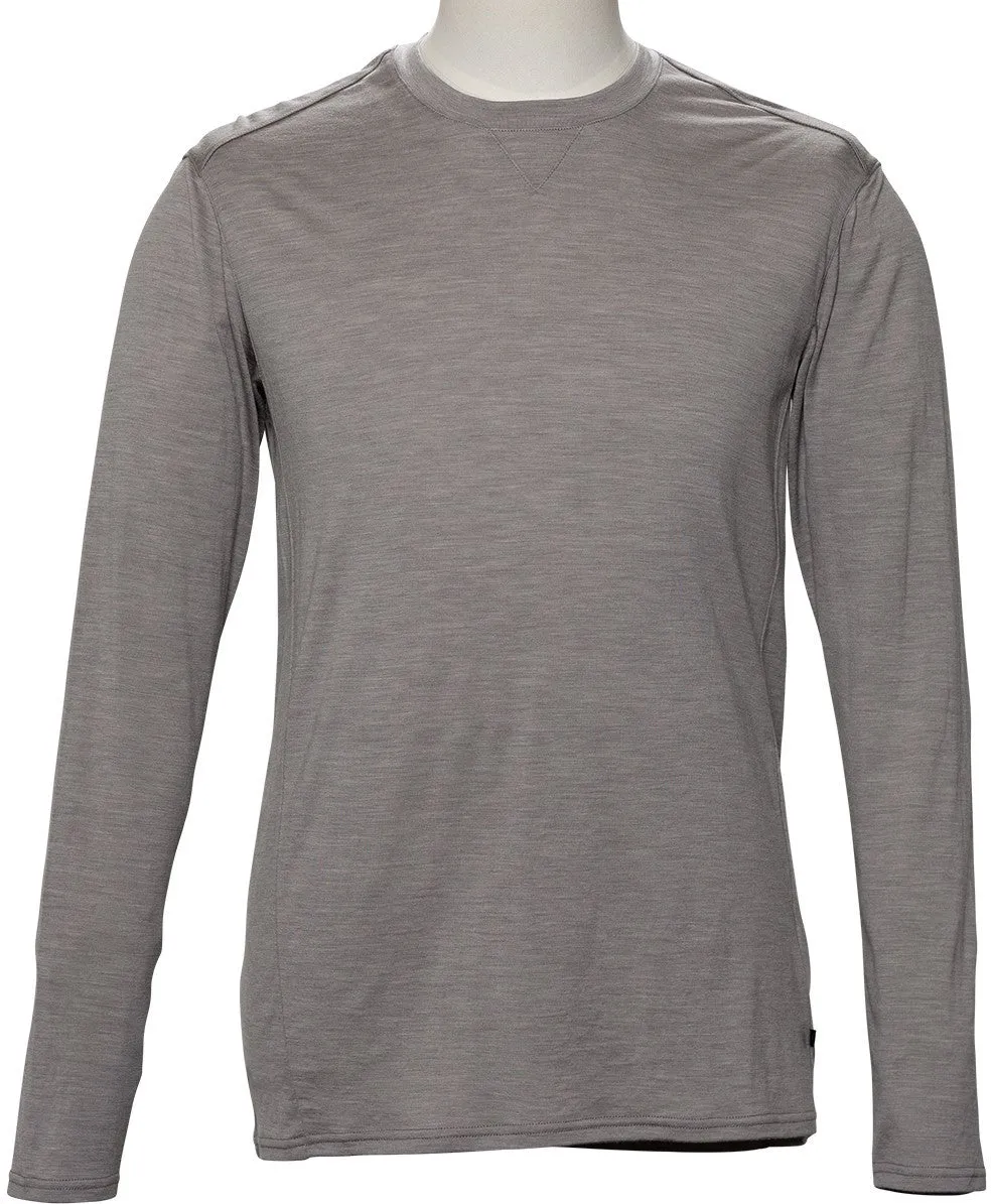 180Gsm Single Jersey Merino Long Sleeve Crew - Men's|-|Chandail à manches longues en laine mérinos 180Gsm - Homme