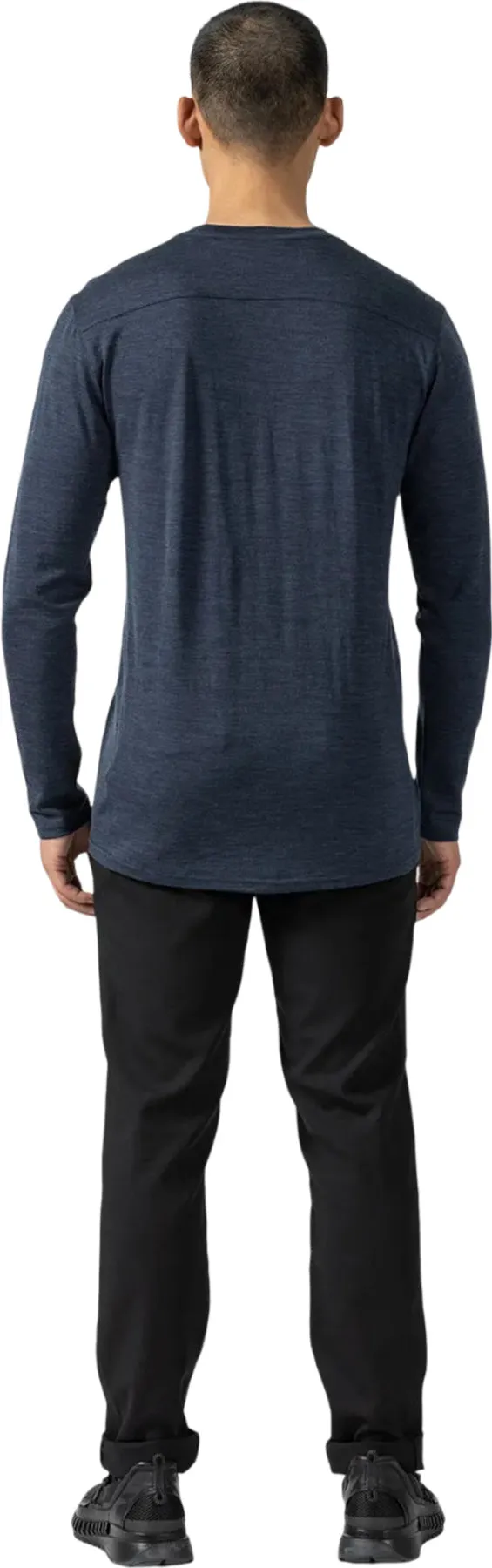 180Gsm Single Jersey Merino Long Sleeve Crew - Men's|-|Chandail à manches longues en laine mérinos 180Gsm - Homme