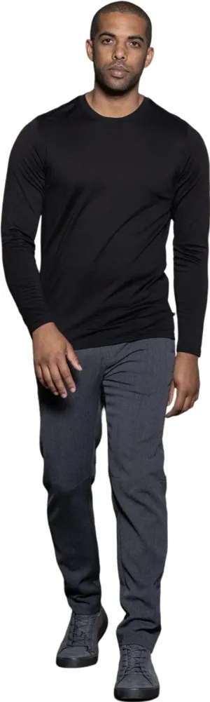180Gsm Single Jersey Merino Long Sleeve Crew - Men's|-|Chandail à manches longues en laine mérinos 180Gsm - Homme