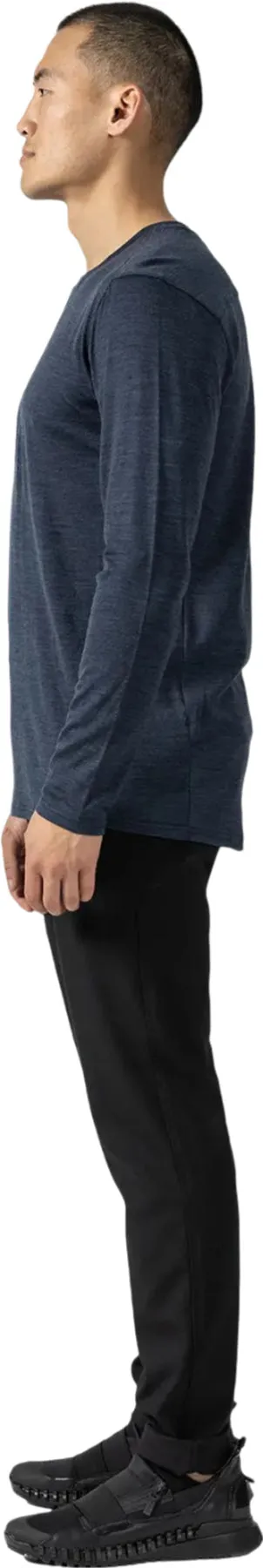 180Gsm Single Jersey Merino Long Sleeve Crew - Men's|-|Chandail à manches longues en laine mérinos 180Gsm - Homme
