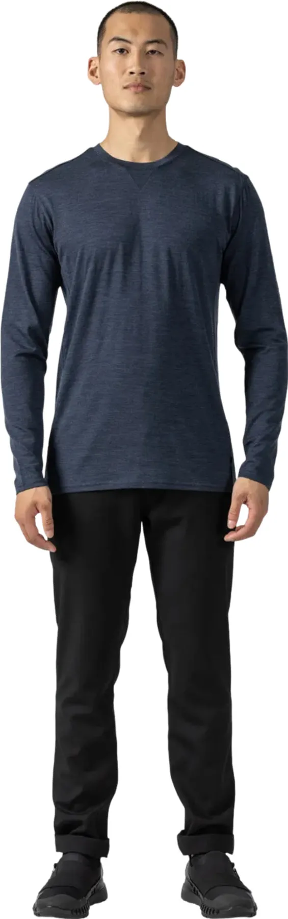 180Gsm Single Jersey Merino Long Sleeve Crew - Men's|-|Chandail à manches longues en laine mérinos 180Gsm - Homme