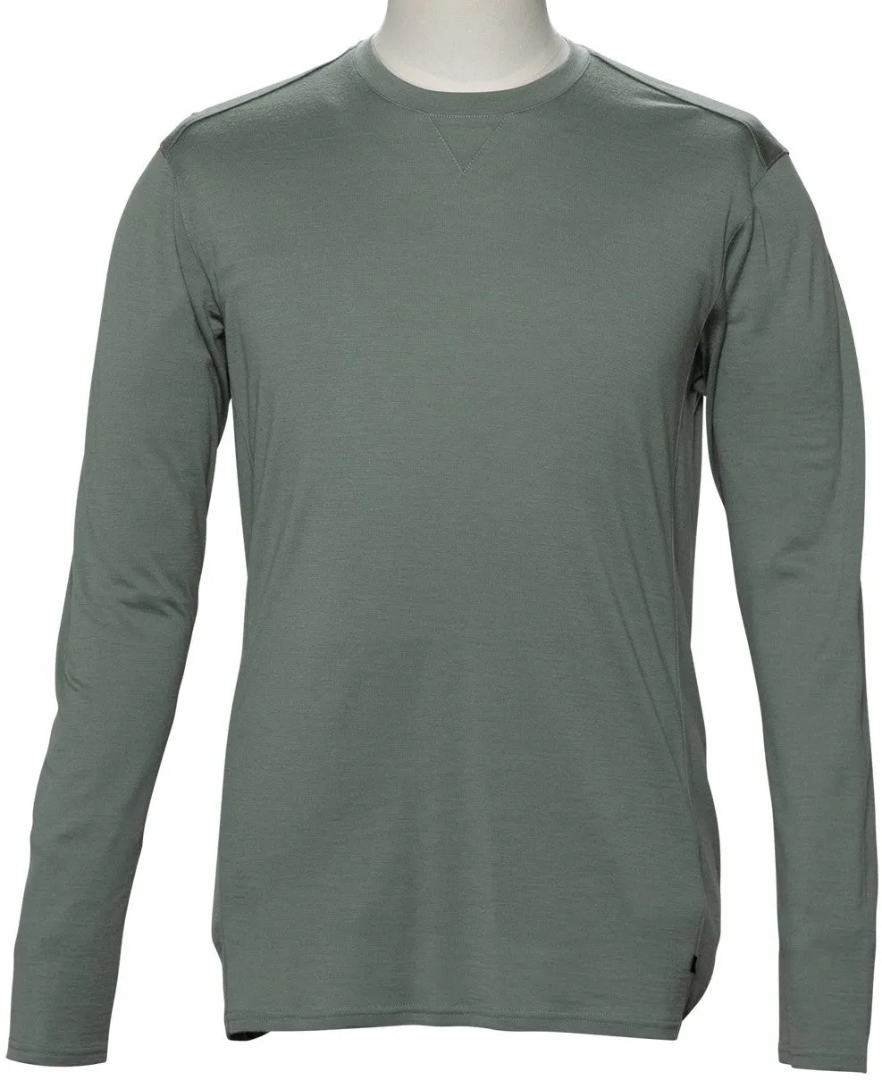 180Gsm Single Jersey Merino Long Sleeve Crew - Men's|-|Chandail à manches longues en laine mérinos 180Gsm - Homme