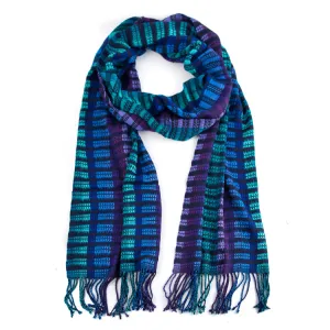 Abelina Scarf in Blue & Teal