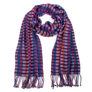 Abelina Scarf in Rose & Blue
