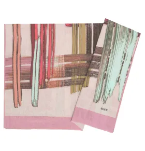 Aker Silk Cotton Patterned Hijab Shawl #8095-491