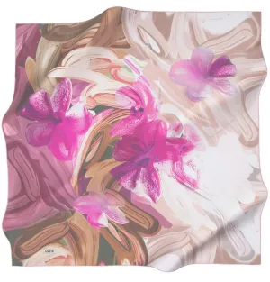 Aker Silk Cotton Square Hijab Scarf  7341-491