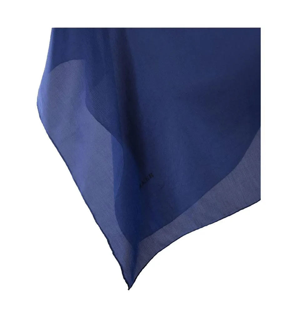 Aker Silk Cotton Square Solid Scarf #7071-424