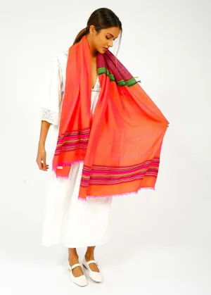 ANNA 003 Himalaya Scarf in Pink