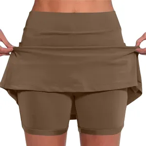 Athletic Skorts for Women Dressy Casual High Waisted Tennis Skirts Skater Cute Workout Yoga Hiking A Line Mini Skirts