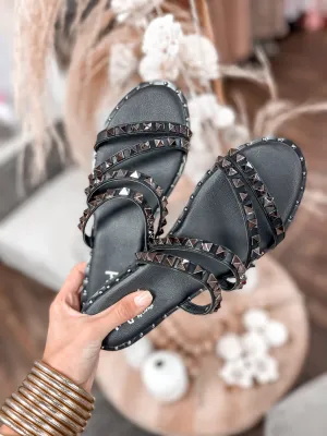 Beach Please Studded Sandals