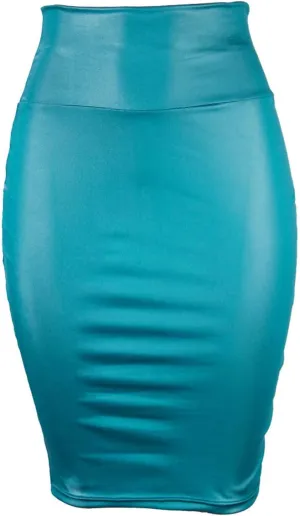 Bodycon Skirts for Women High Waisted Stretch Skirts Plus Size Wrap Skirt Keen Length Midi Skirts Sexy Outfits