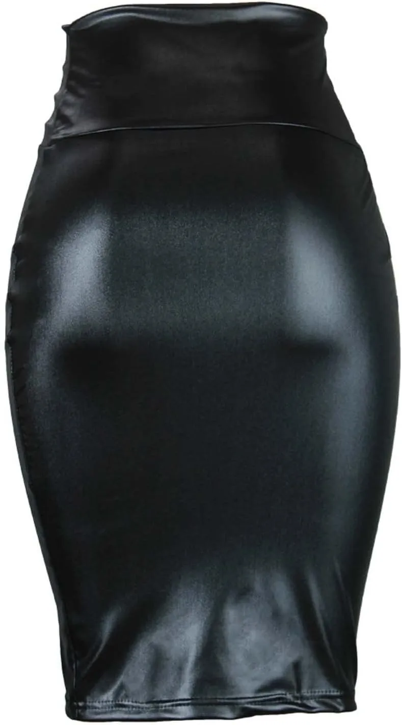 Bodycon Skirts for Women High Waisted Stretch Skirts Plus Size Wrap Skirt Keen Length Midi Skirts Sexy Outfits