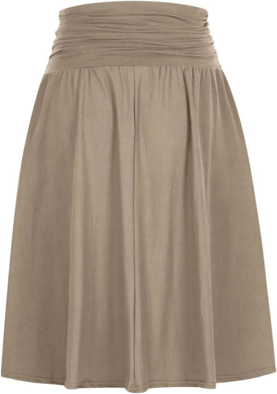 Boho Maxi Skirts for Women High Waisted Pleated Ruffle Swing Skirts with Pockets Summer Beach Vacation Clothes 2025