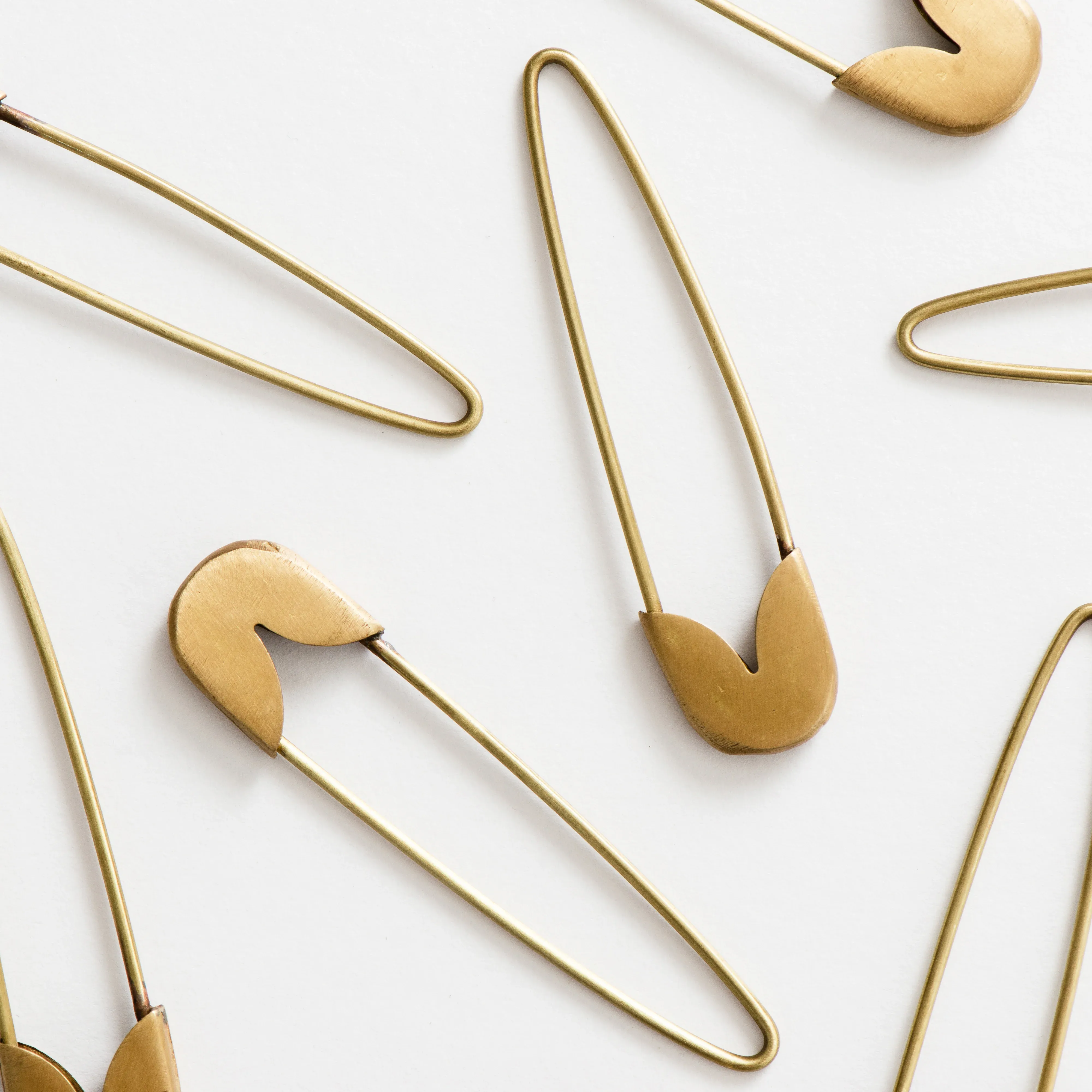 Brass Shawl Pin