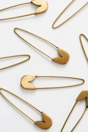 Brass Shawl Pin