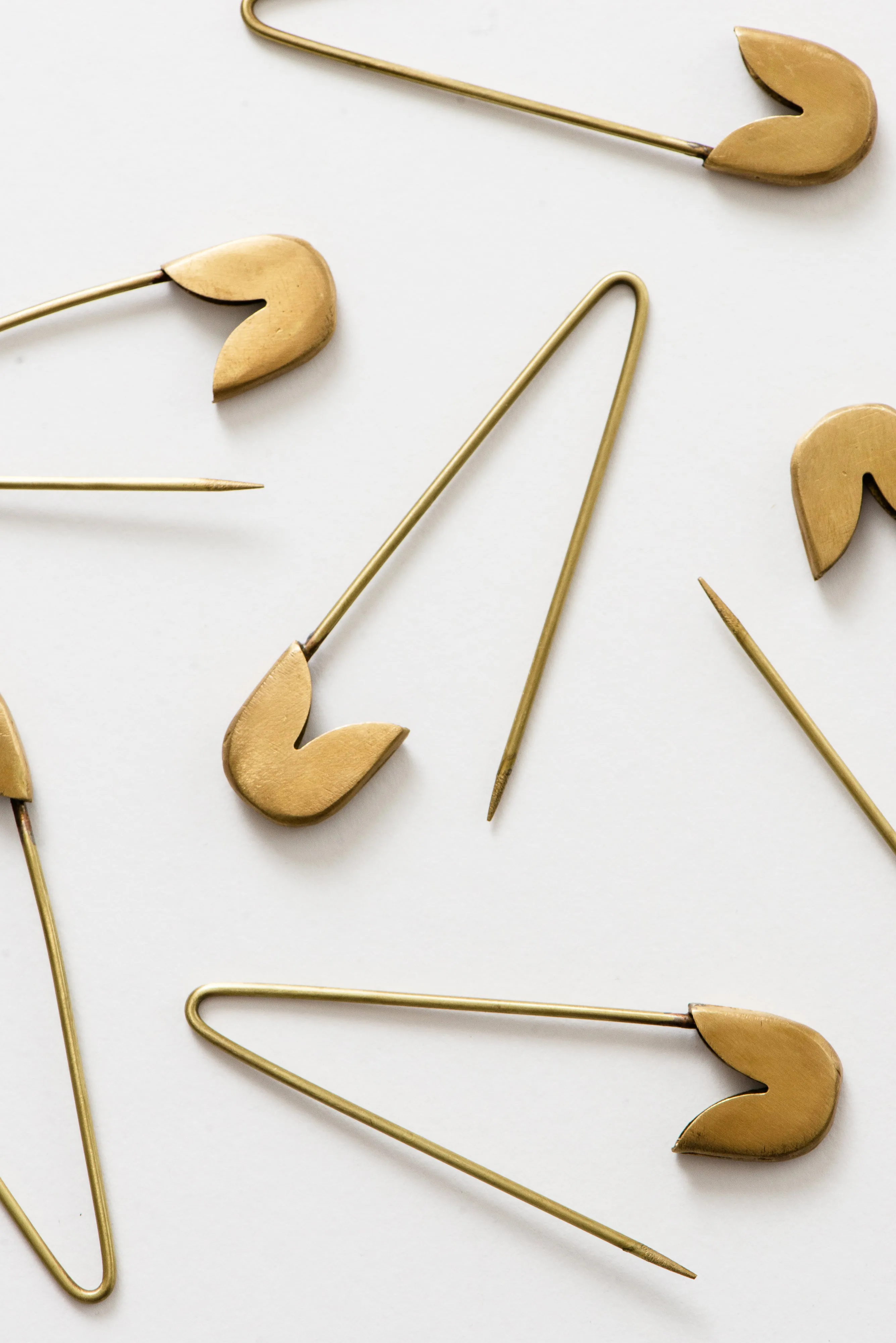 Brass Shawl Pin