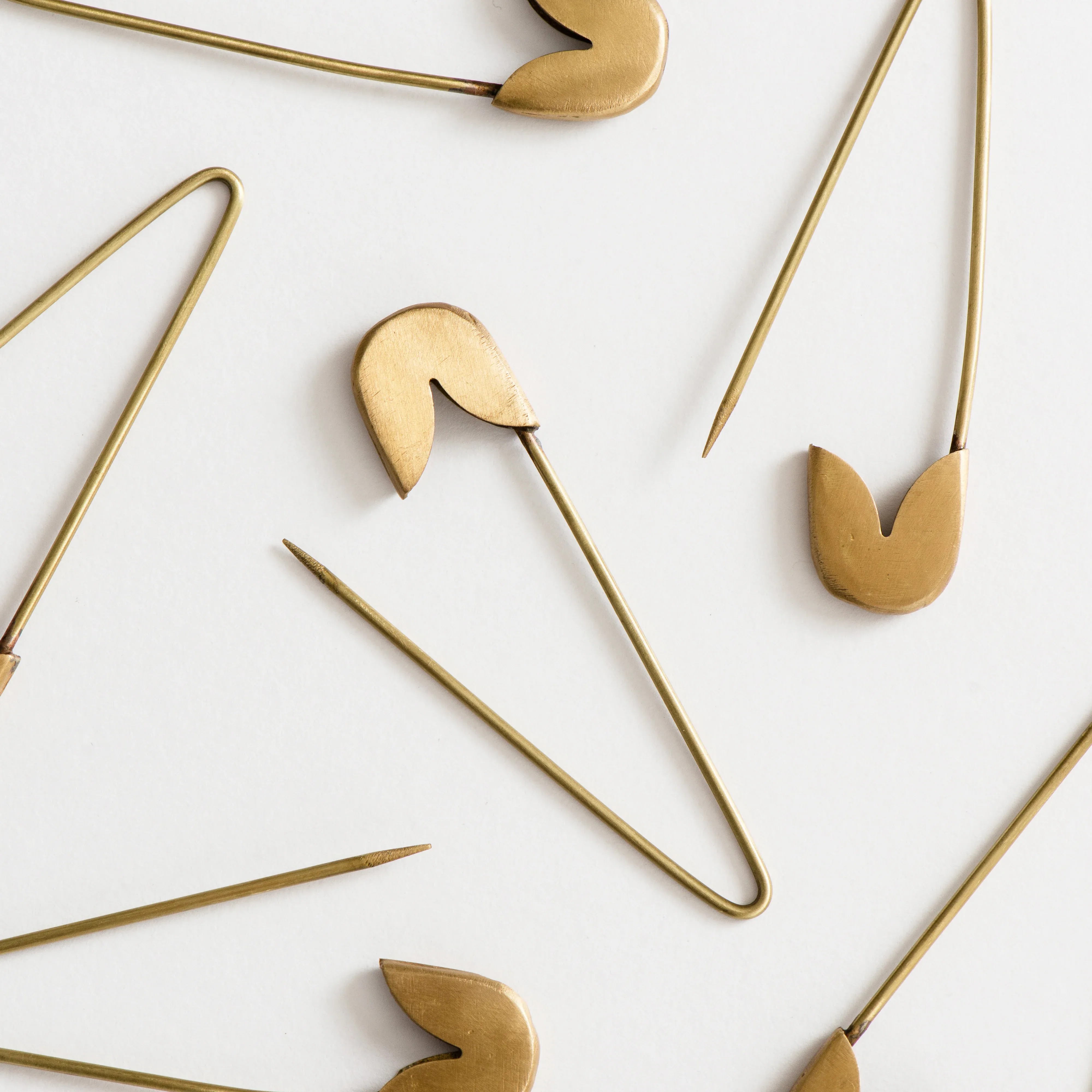 Brass Shawl Pin