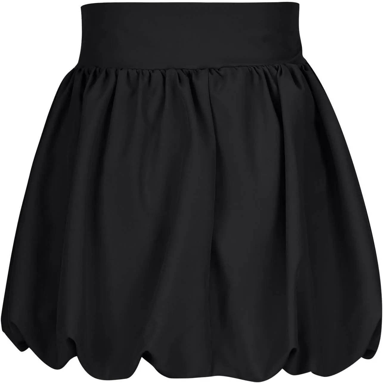 Bubble Skirts for Women A Line Mini Skirt Puffy Flared Skirts High Waisted Summer Skirt Casual Short Skirt Streetwear
