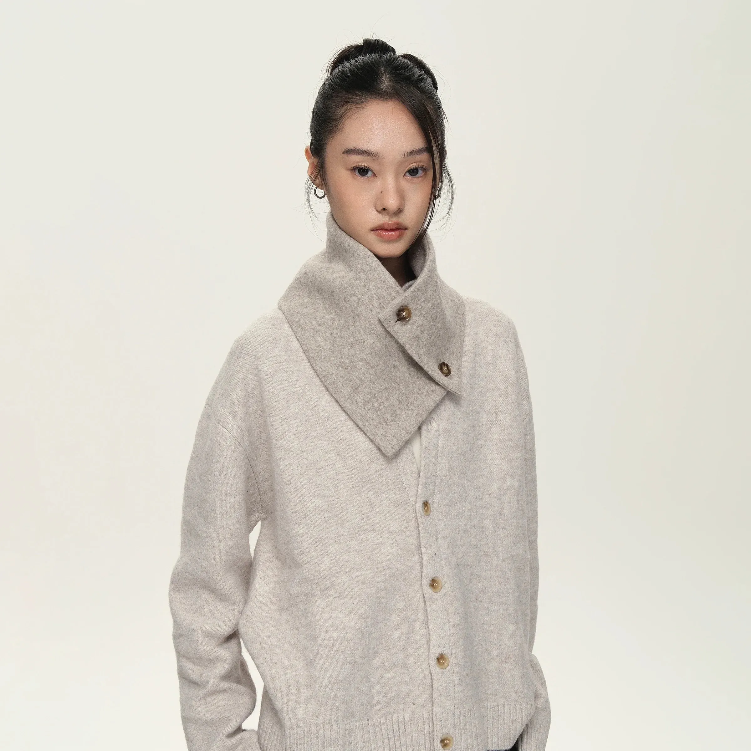 Buttoned Neck Warmer