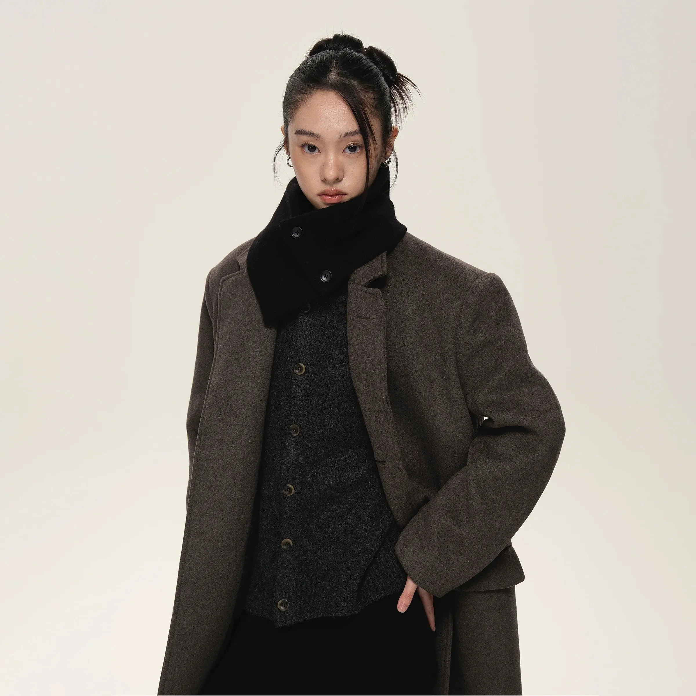 Buttoned Neck Warmer