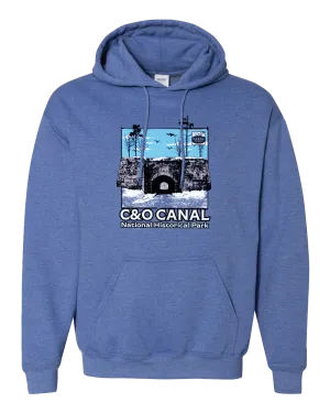 C&O Canal National Historical Park Winter Hoodie (Heather Deep Royal) / Hooded Sweatshirt