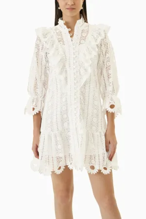 Celeste White Mini Dress