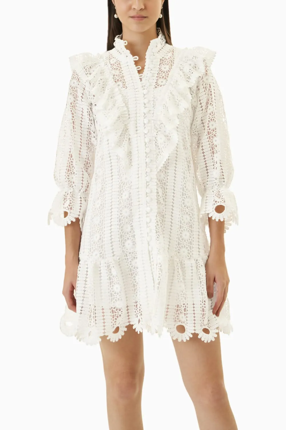 Celeste White Mini Dress