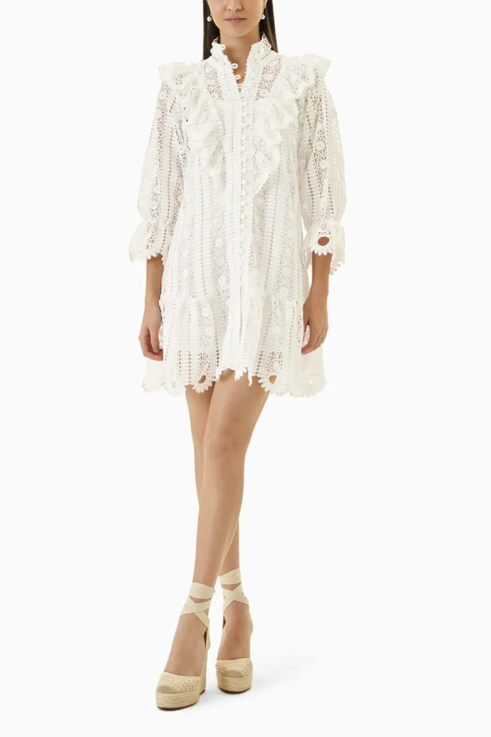 Celeste White Mini Dress