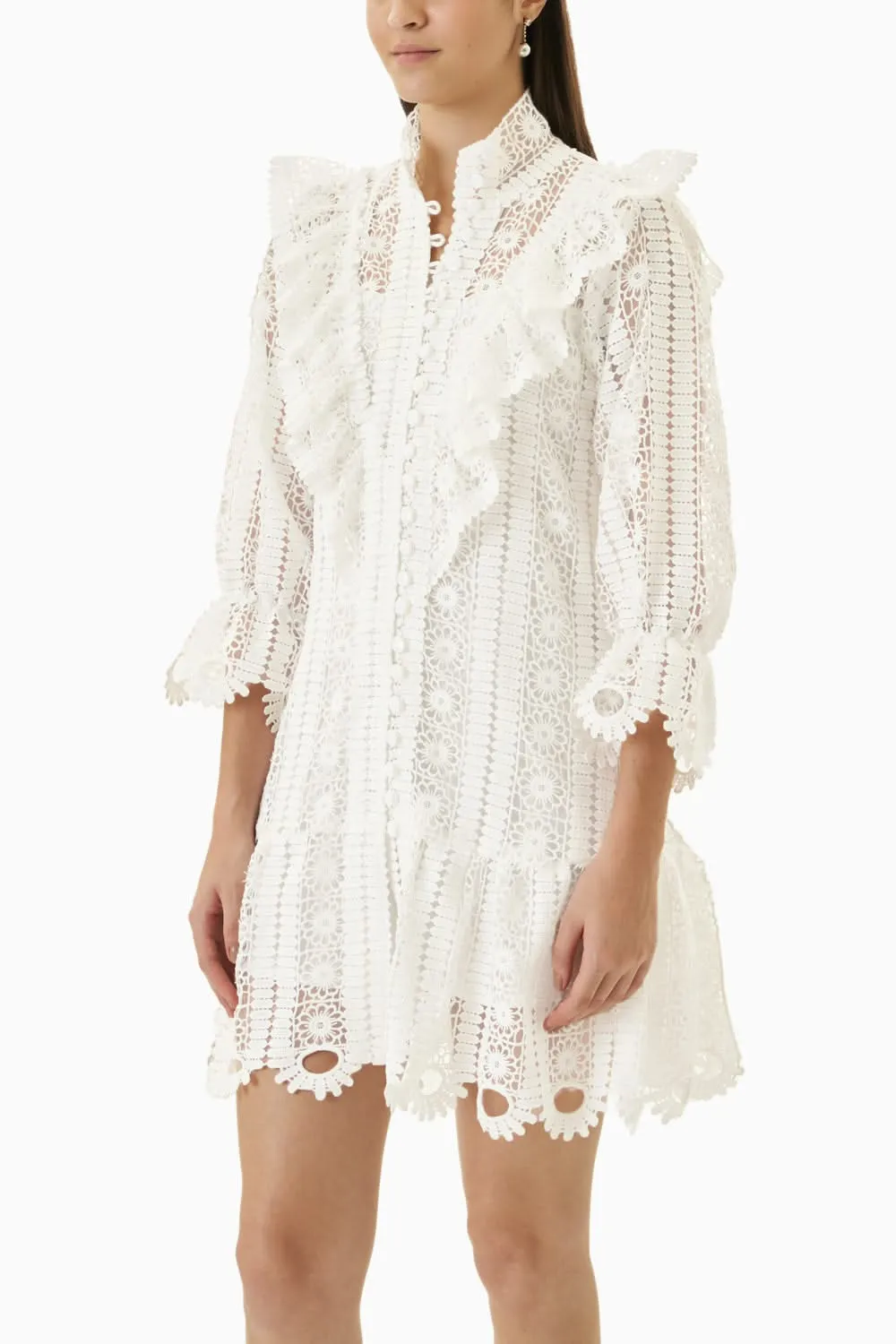 Celeste White Mini Dress
