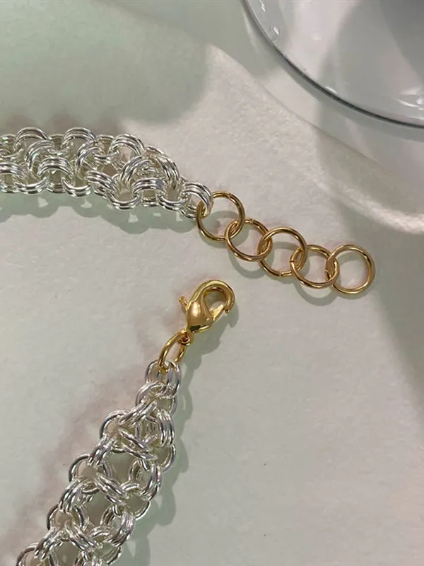 Contrast Color Classic Necklaces Accessories