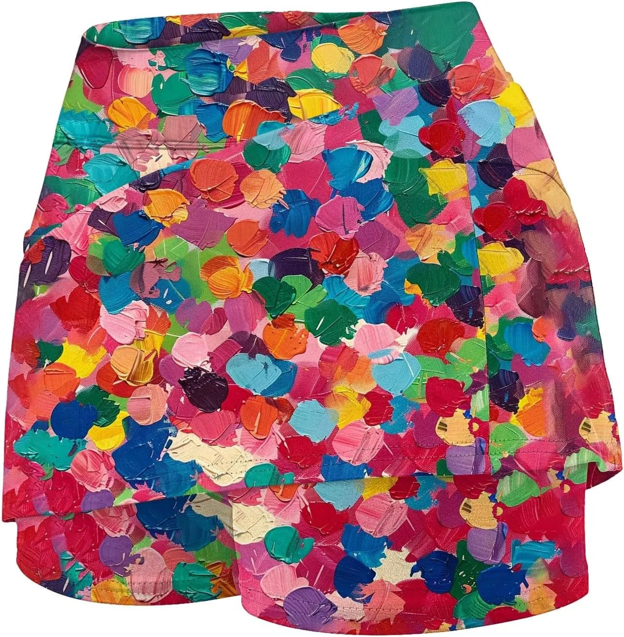 cooki Skorts for Women with Pockets High Waist Tummy Control Women's Lightweight Yoga Skirts Summer Casual Workout Shorts