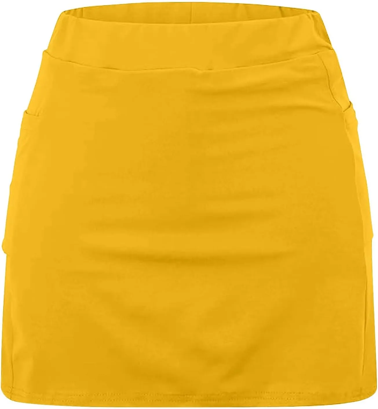 DDAPJ pyju Skorts for Women Plus Size High Waist Yoga Shorts Dressy Casual Athletic Tennis Mini Skater Skirt Basic Skort