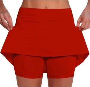 DDAPJ pyju Womens Tennis Skirt with Pockets Shorts Plus Size High Waisted Athletic Skorts Skirts for Golf Running Workout
