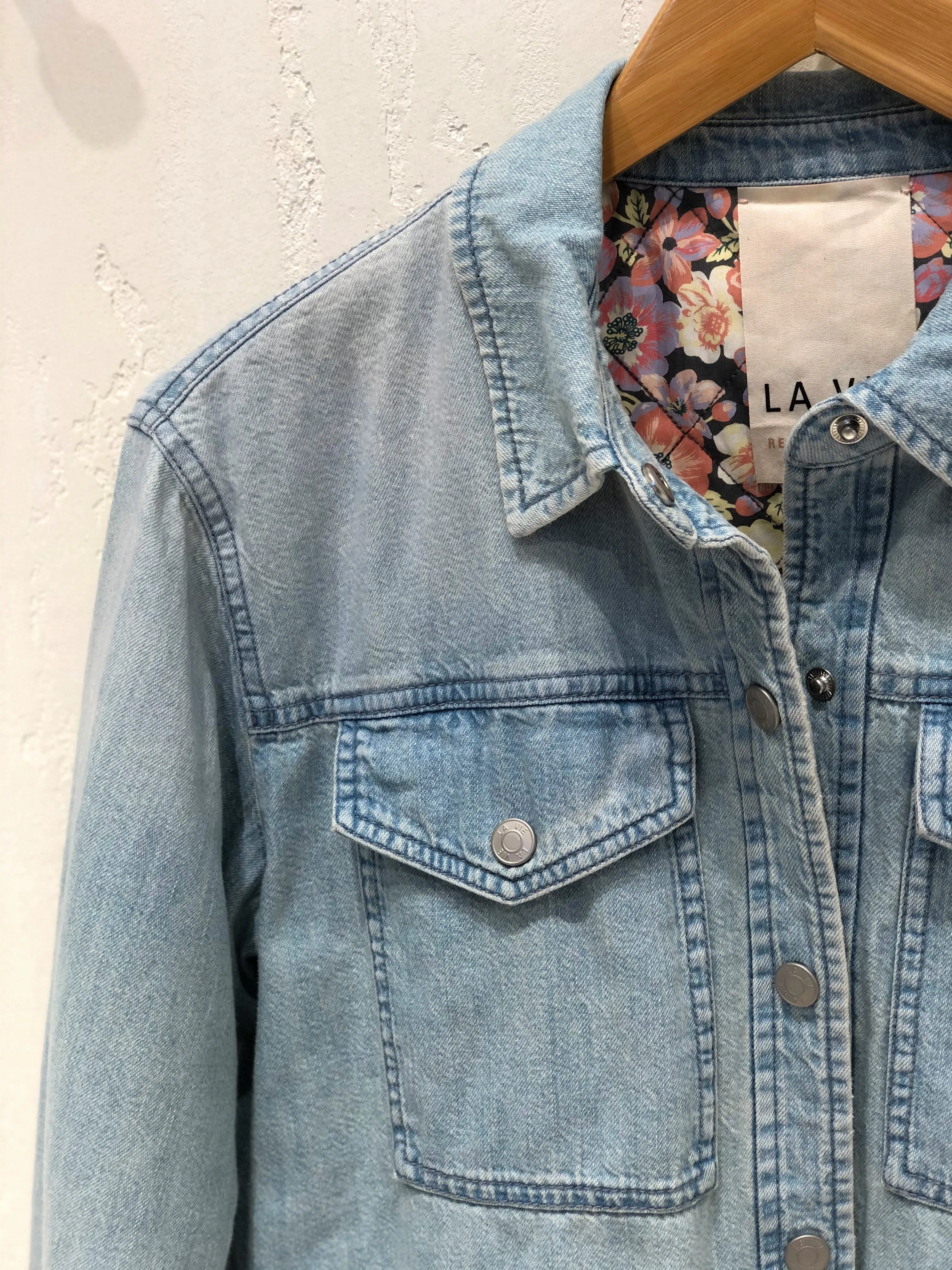 Drapey Denim Jacket
