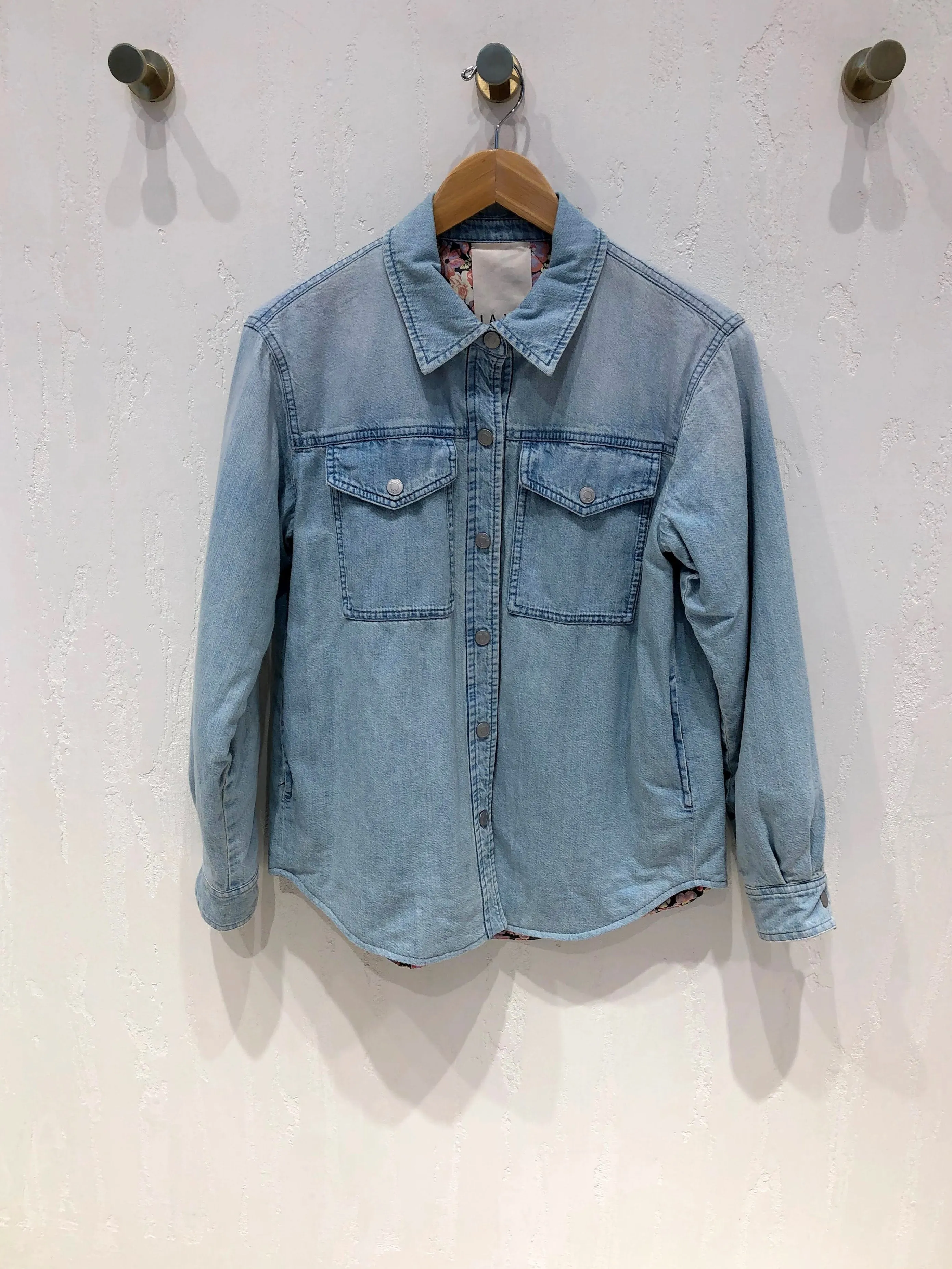 Drapey Denim Jacket