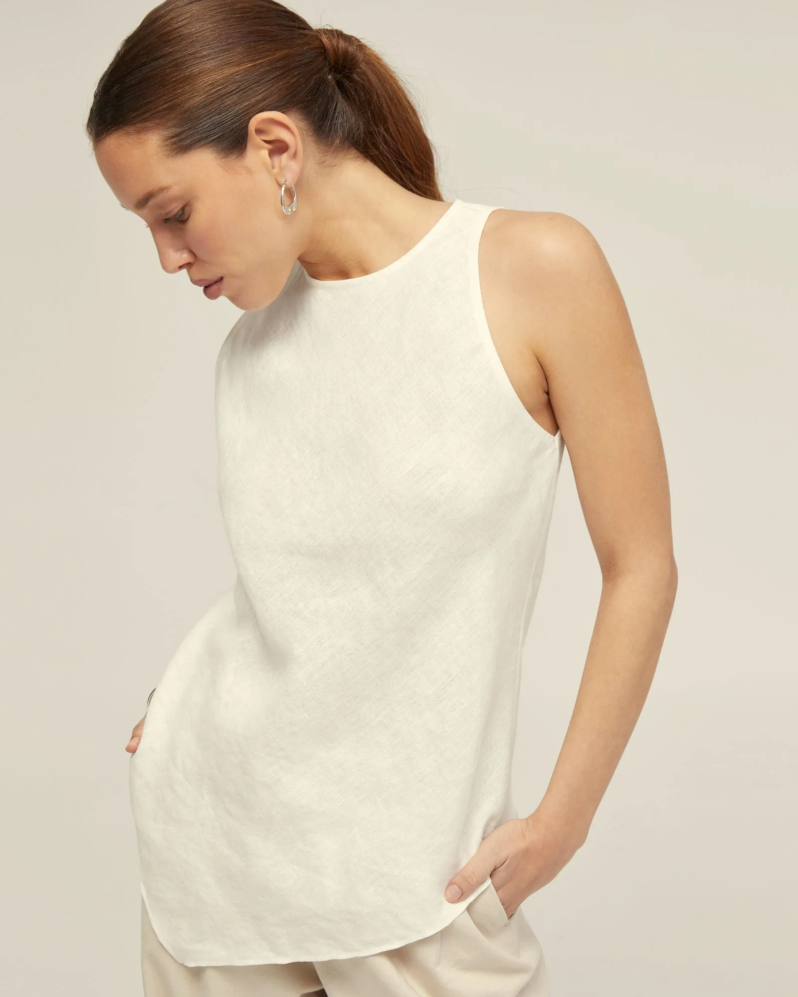 Elouise Linen Top