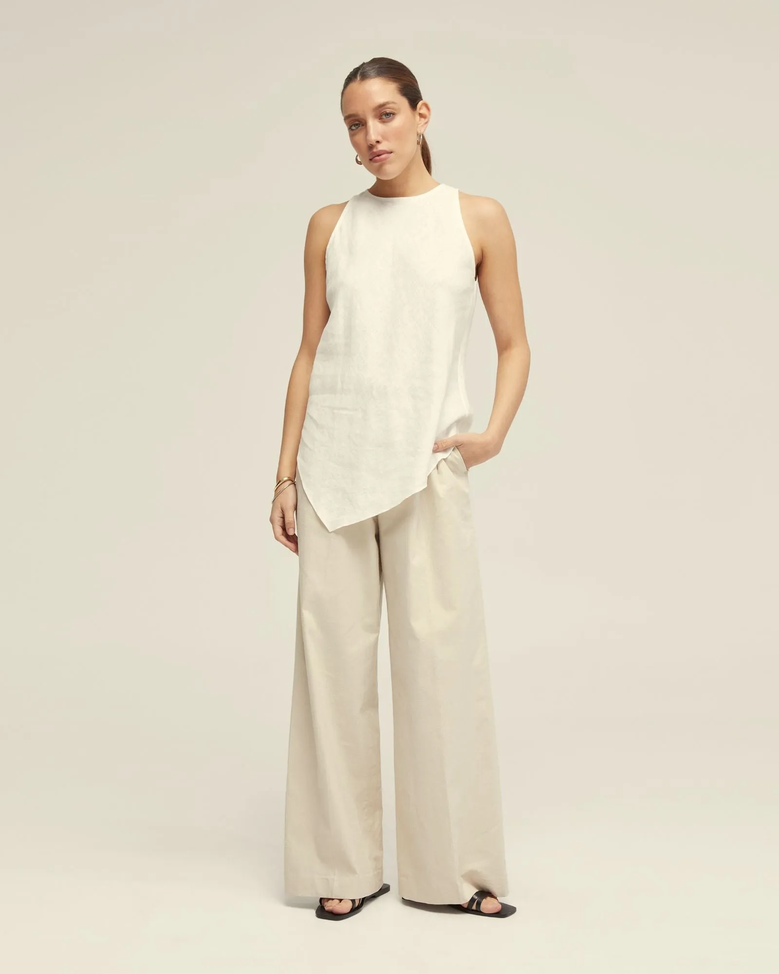 Elouise Linen Top