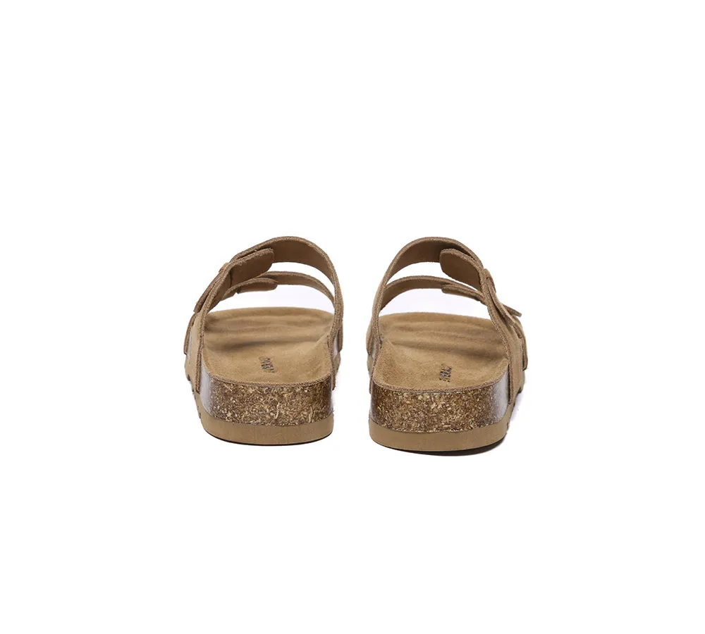 EVERAU® Double Straps Slip-on Summer Sandal Slides Aurelia
