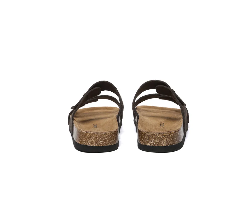 EVERAU® Double Straps Slip-on Summer Sandal Slides Aurelia