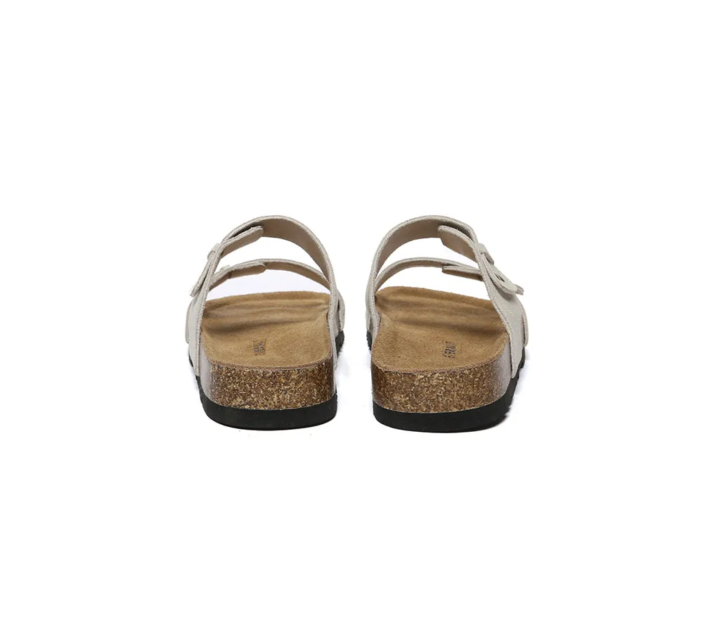 EVERAU® Double Straps Slip-on Summer Sandal Slides Aurelia