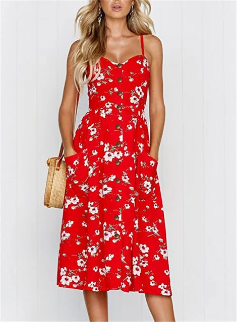 (Free Shipping) Sexy New Women Print Floral Stripe Long dress