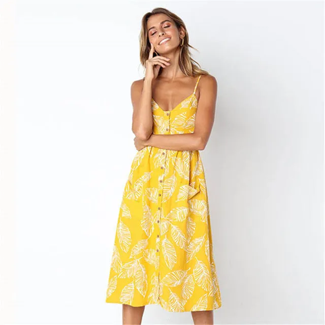 (Free Shipping) Sexy New Women Print Floral Stripe Long dress