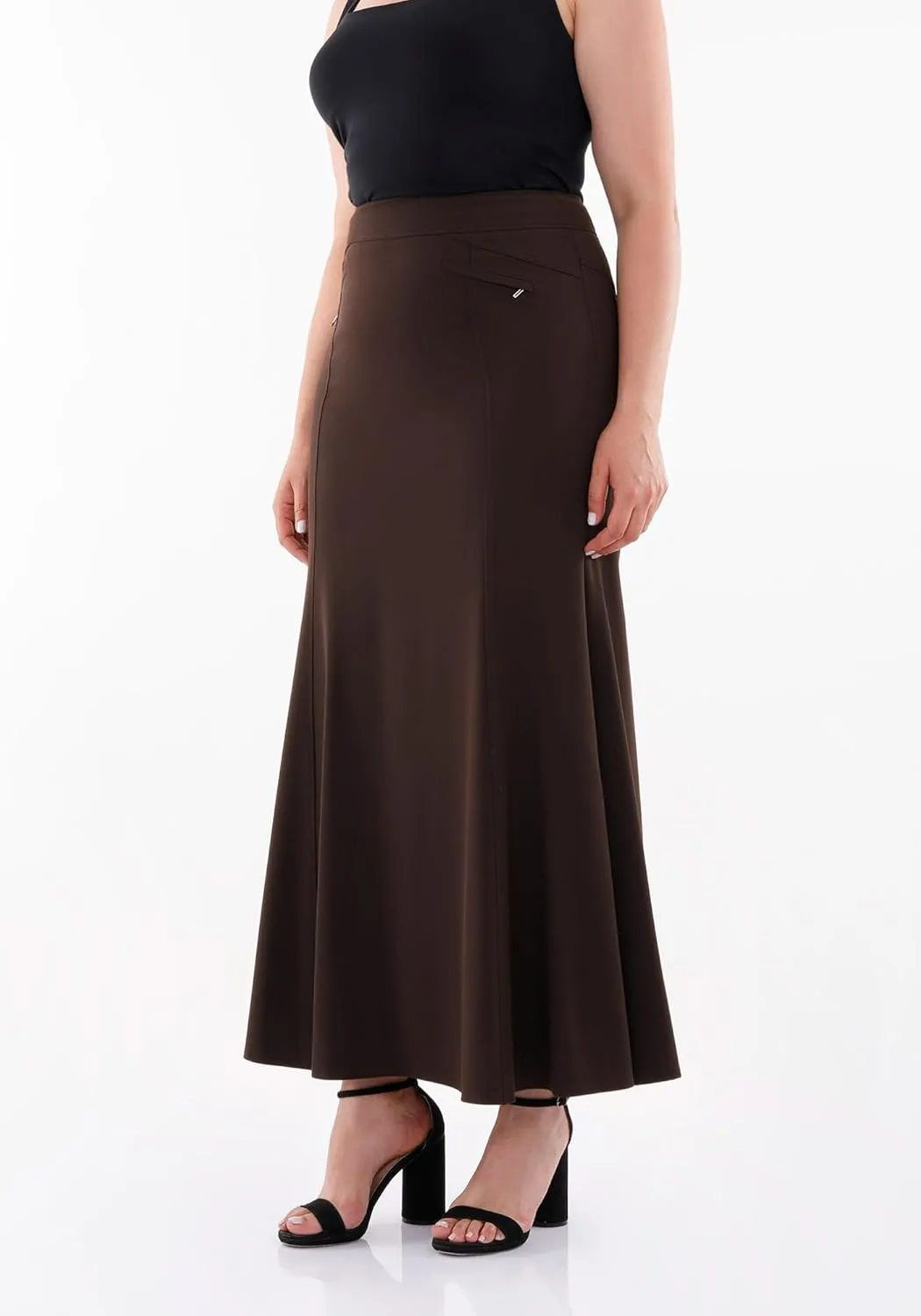 G-Line Mermaid Maxi Skirt - Fishtail Skirt for Women, High Waisted Skirt, Maxi Skirt with Slit, Long Skirts for Women (L-4XL)