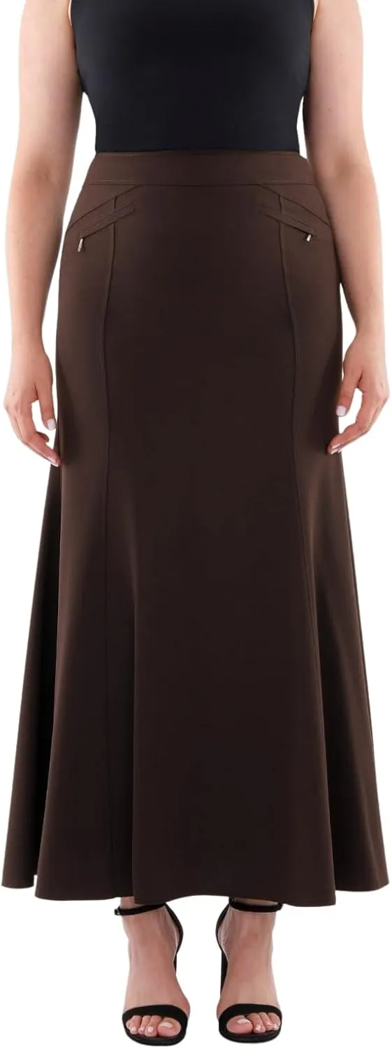 G-Line Mermaid Maxi Skirt - Fishtail Skirt for Women, High Waisted Skirt, Maxi Skirt with Slit, Long Skirts for Women (L-4XL)