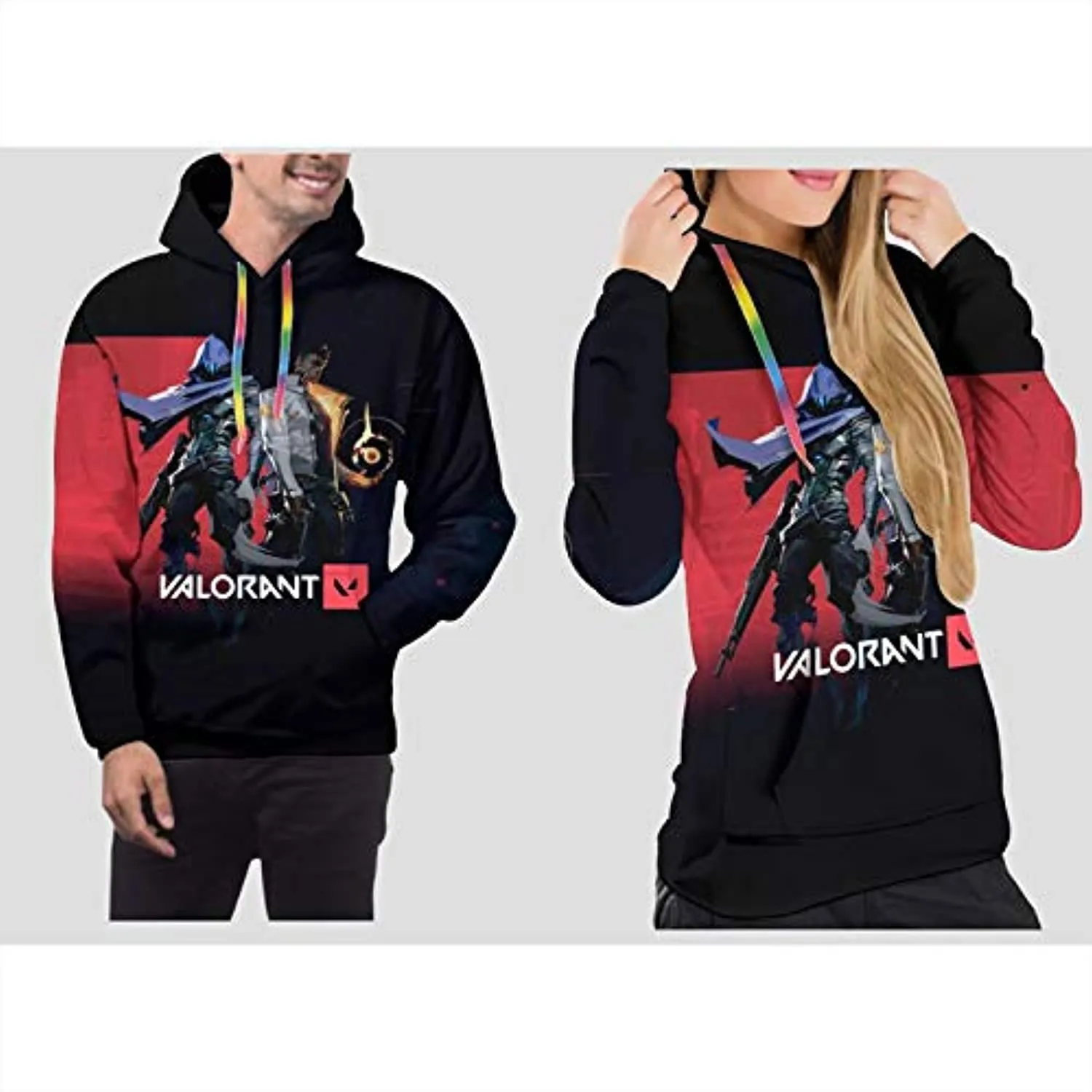 Game Valorant Hoodies - Phoenix Omen 3D Unisex Hooded Pullover Sweatshirt