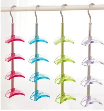 JCF layer 360 degree rotatable closet hanger durable door bag holder belt tie scarf storage rack organizer