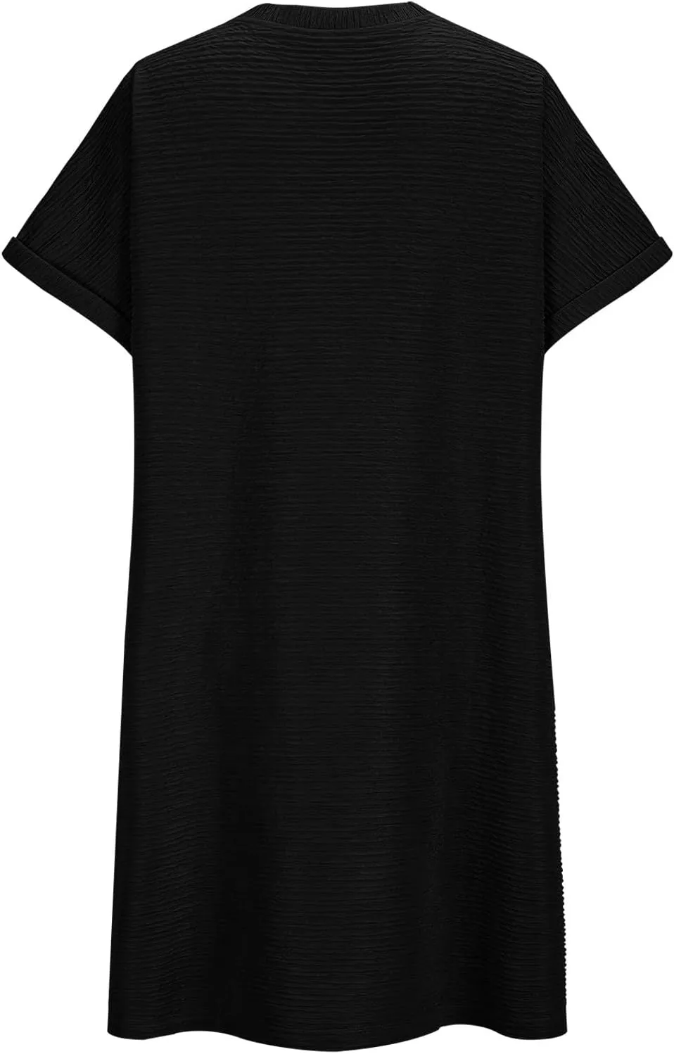 JOAU Women's Casual Summer Short Sleeve T Shirt Dress Loose Beach Mini Dresses Travel Vacation Clothes with Pockets 2025