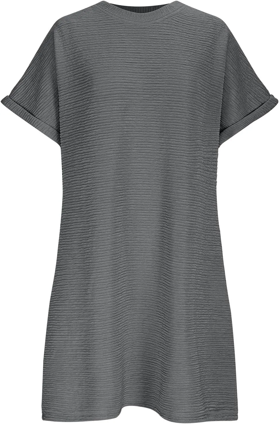 JOAU Women's Casual Summer Short Sleeve T Shirt Dress Loose Beach Mini Dresses Travel Vacation Clothes with Pockets 2025